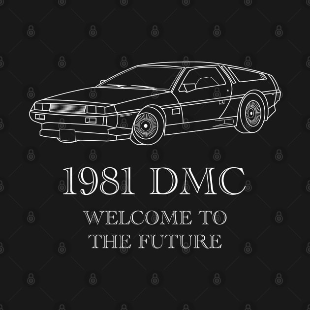 Welcome to the Future (DeLorean) by Wayne Brant Images