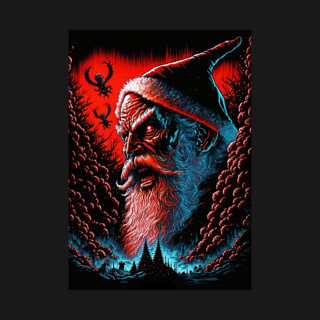 Evil Santa Metal Christmas by Henison Horror