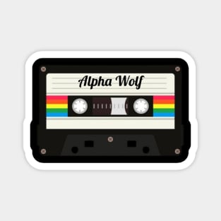 Alpha Wolf / Cassette Tape Style Magnet