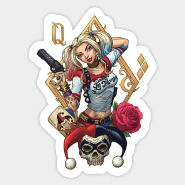 harley quinn harley quinn sticker teepublic