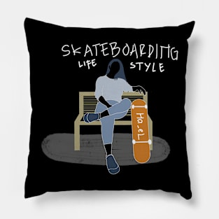 Skateboarding Pillow