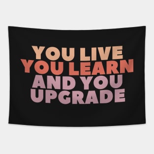 you live you learn you upgrade Tapestry