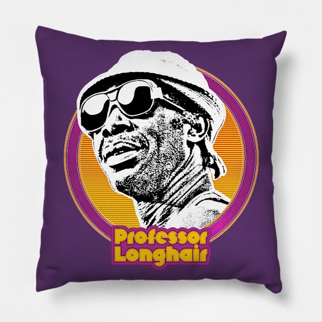 Professor Longhair // Retro Fan Design Pillow by DankFutura