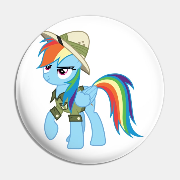 Adventurer Rainbow Dash Pin by CloudyGlow