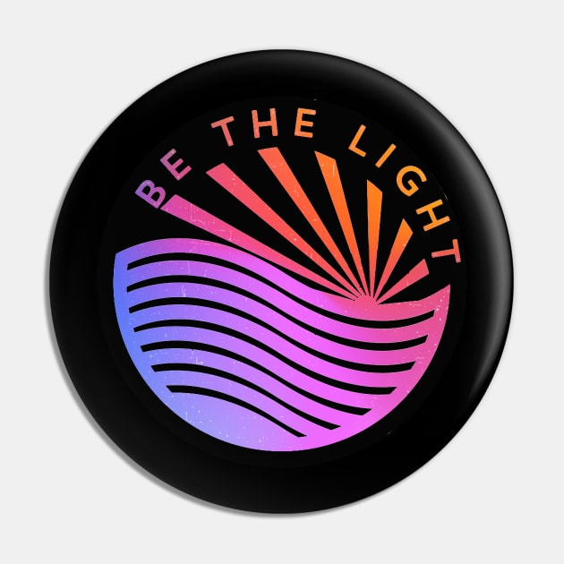 Be the Light in the World Christian, Hipster, Logo Design Pin by BeLightDesigns
