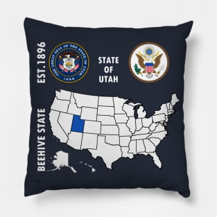 State of Utah Pillow