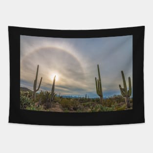 Saguaro Halo Tapestry