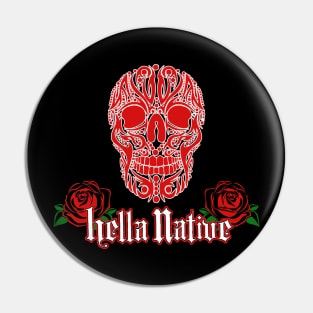 HN Sugar Skull Pin