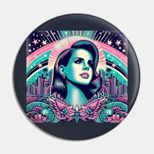 Lana Del Rey - Coastal Sunset Pin