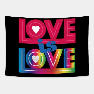 Love is Love Rainbow Tapestry