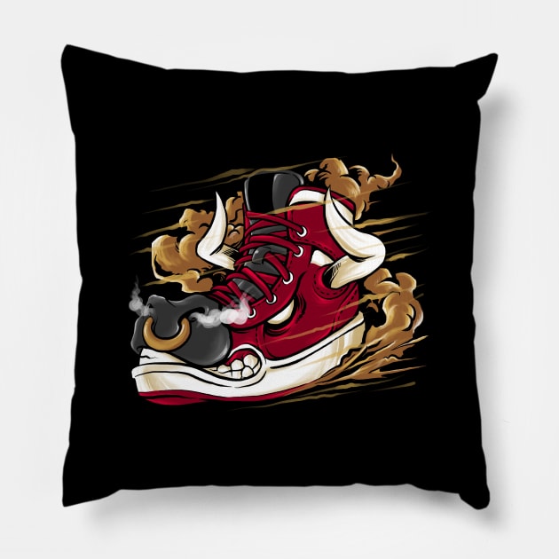 bufallo boy Pillow by spoilerinc