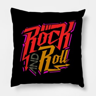 Rock n Roll retro 80s 90s nineties vintage eighties Pillow