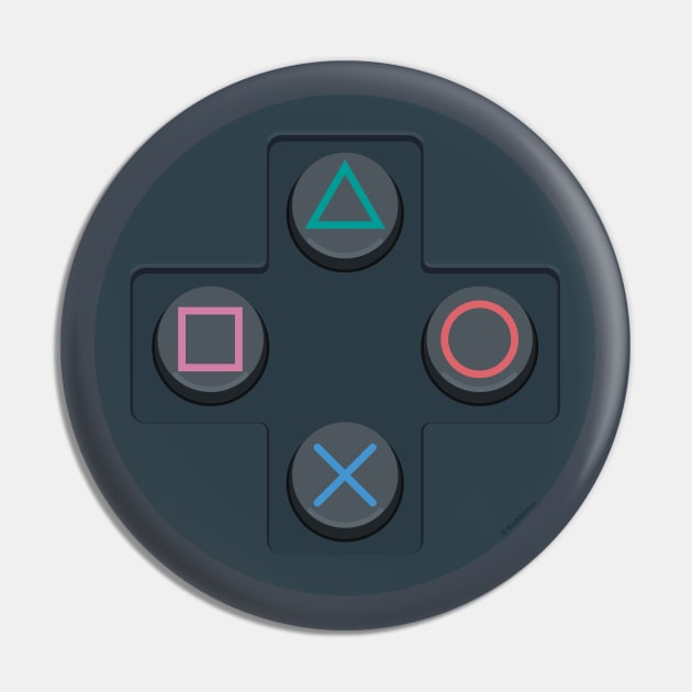 PS Controller Buttons Pin by dudsbessa