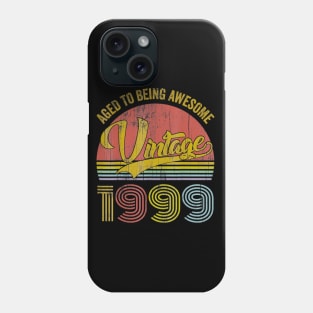 Classic 21st birthday for men women Vintage Rainbow 1999 Phone Case