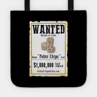 Wanted Poker Chips Tote