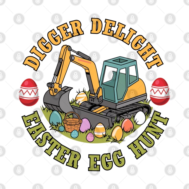 Eggscavator Digging for Easter Joy by TaansCreation 