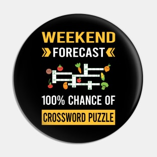 Weekend Forecast Crossword Puzzles Pin