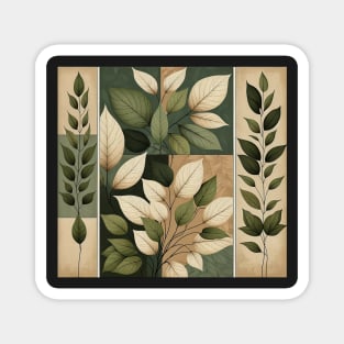 Verdant Mosaic: A Tapestry of Foliage Magnet