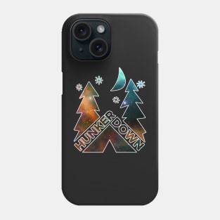 Hunker Down Camping Space & Stars Phone Case