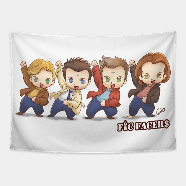 Team Free Will 2.0 Tapestry by ficfacersstore