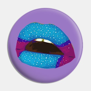 galaxy lips Pin