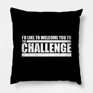 The Challenge MTV - Welcome to the Challenge (Distressed) Pillow