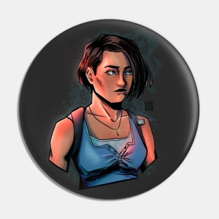 Jill Valentine resident evil 3 remake portrait Pin