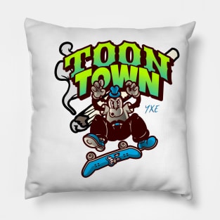 Luminous Skates of Toon Town YXE Pillow