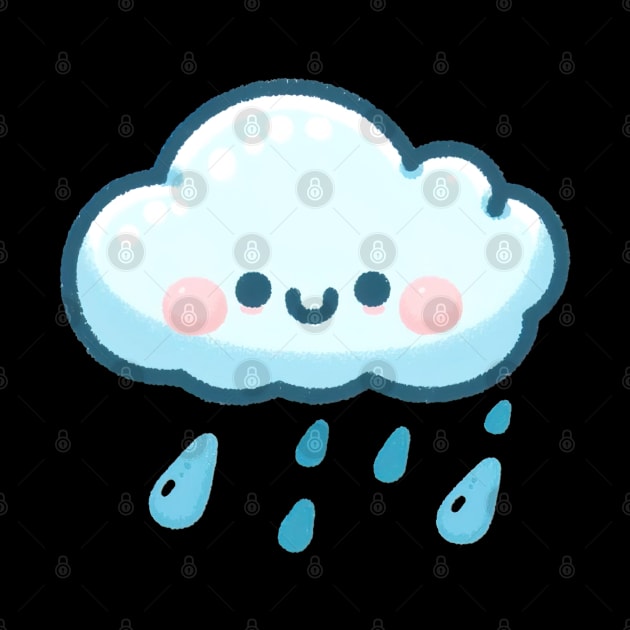 Happy little rain cloud by Evgmerk