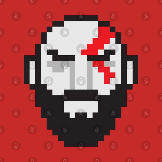 8 bit Kratos by erickglez16