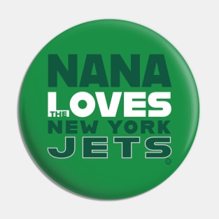 Nana Loves the New York Jets Pin