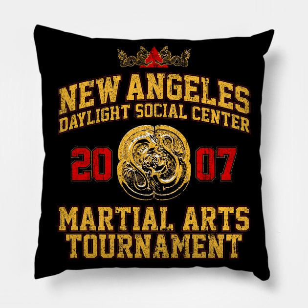 New Angeles 2007 Martial Arts Tournament Pillow by huckblade