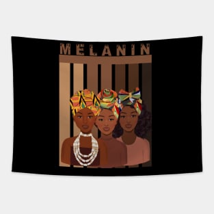 Melanin Queens Beautiful Shades Tapestry