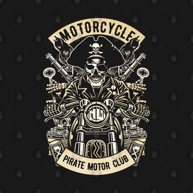 Motorcycle Pirate Club by Tempe Gaul