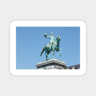 Luxembourg; City; Place; Wilhelm; II; Emperor; equestrian statue; Place Guillaume Magnet