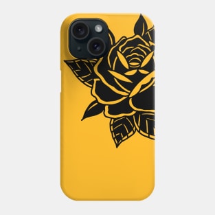 Black rose Phone Case