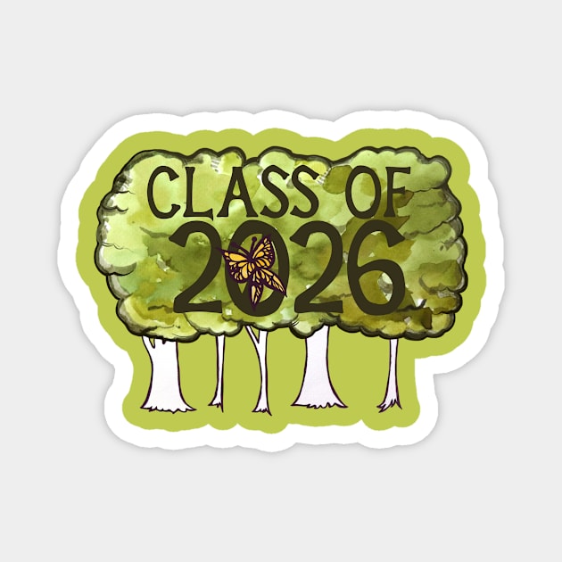 Class of 2026 Magnet by bubbsnugg