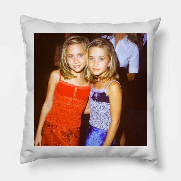 Mary Kate and Ashley Pillow by erinrianna1