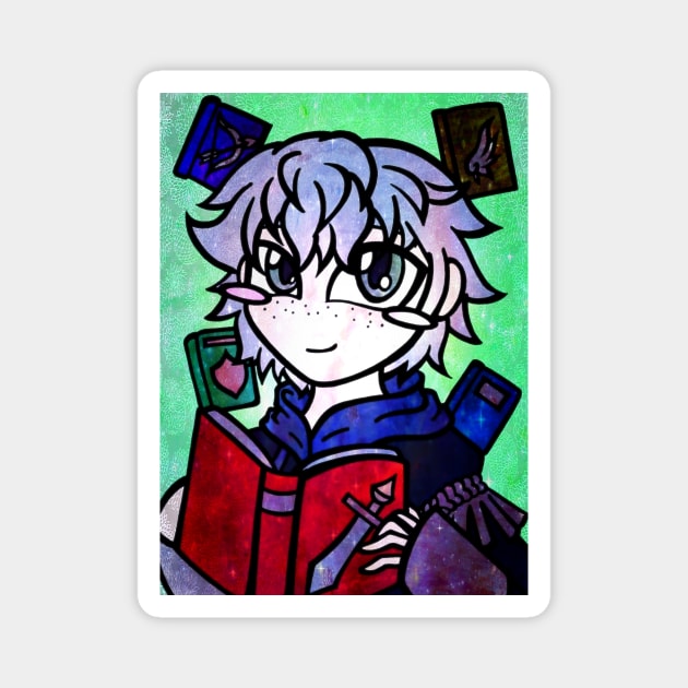 FE3H | Books Magnet by ScribbleSketchScoo