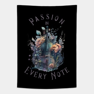 Violin Passion in every Note Tapestry