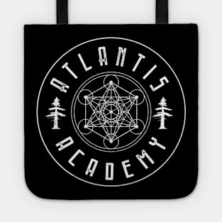 Atlantis Academy Redwoods Logo White Tote