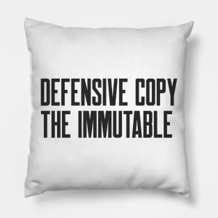 Secure Coding Defensive Copy the Immutable Pillow