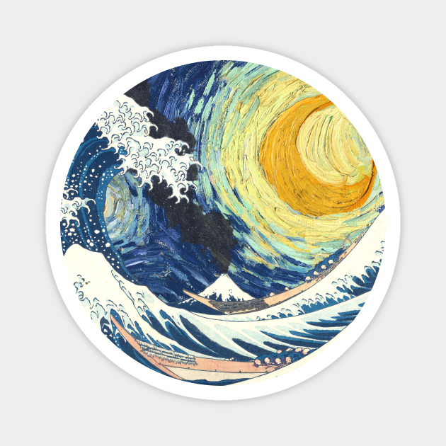 Great Wave Off Kanagawa and Starry NightVincent Van Gogh and Hokusai