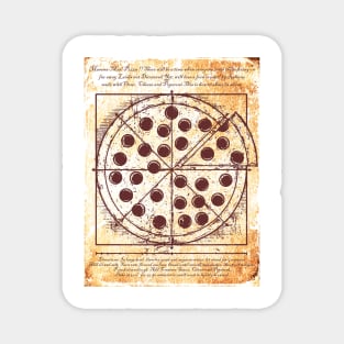 Cool Tees Da Vinci Pizza Perfect Division Magnet