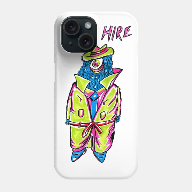 Private Detective - Monster - Vintage Design Phone Case by pitstopart