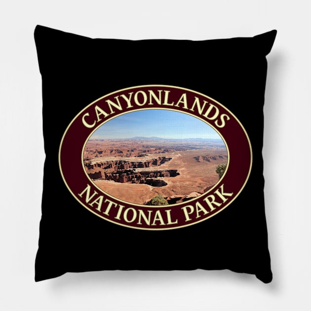 Canyonlands National Park in Moab, Utah Pillow by GentleSeas