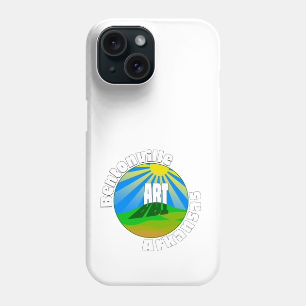 Bentonville, Arkansas Art Design Phone Case by Arkansas Shop