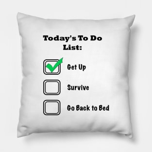 The To Do LIst Pillow