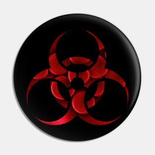 Biohazard Blood Cells Pin