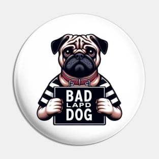 LAPD Bad Dog Mug Shot Pin